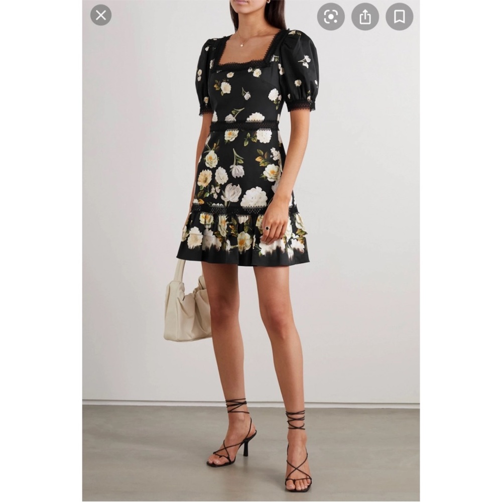 Alice + Olivia Floral mini dress